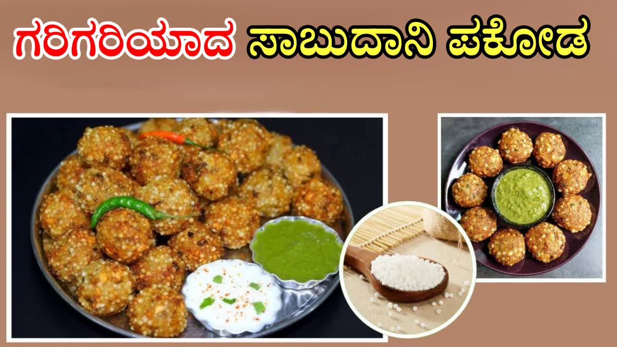 Sabudana Pakoda Recipe  How to Make Sabudana Pakoda at Home  Sabudana Pakoda