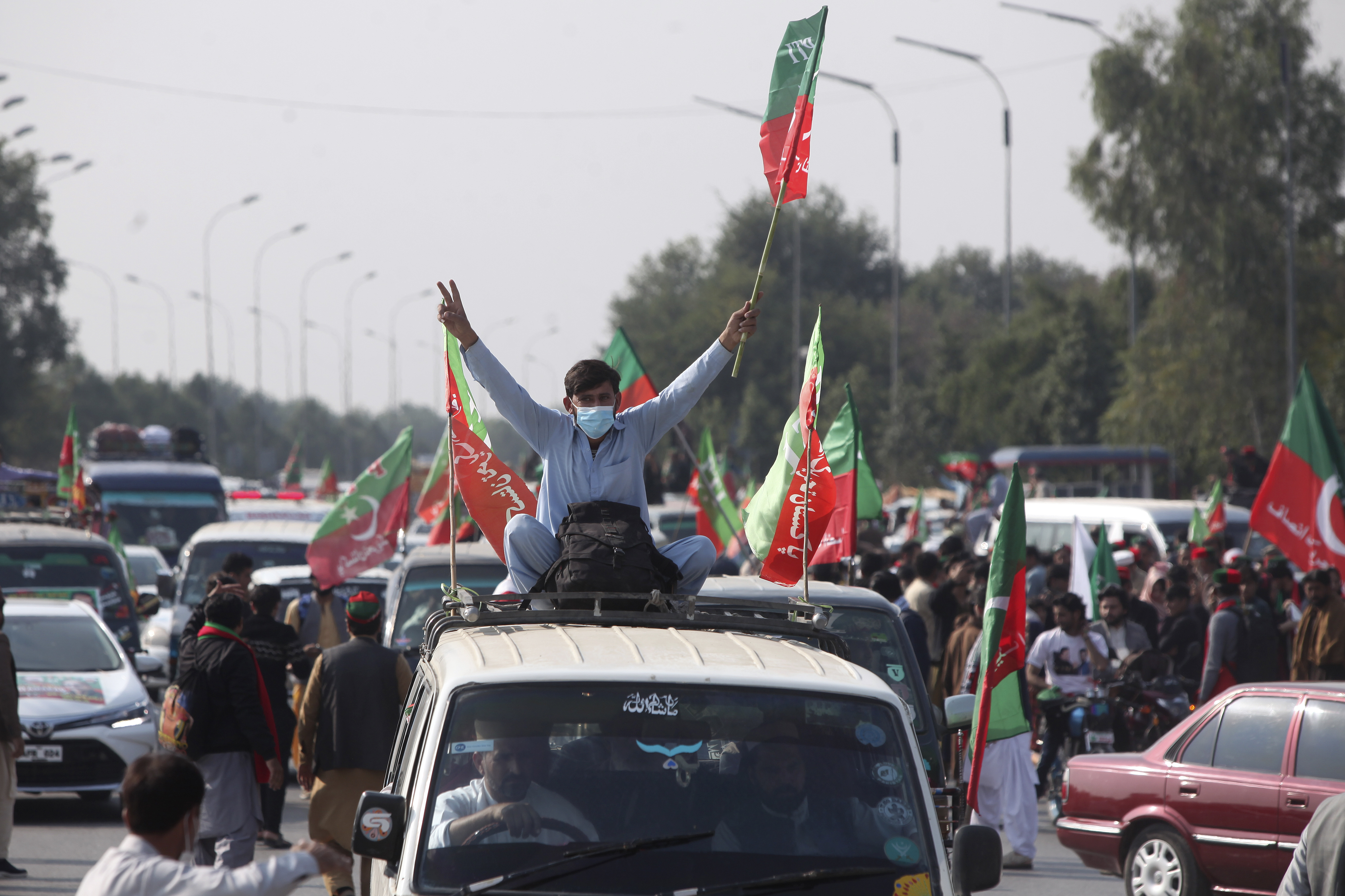 PTI LONG MARCH PROTEST