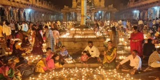 Karthika Deepotsava celebration at Hampi Virupaksha Temple