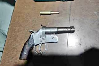 Youth Arrested With Pistol In Bagha