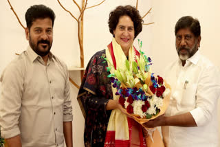 CM REVANTH MEET PRIYANKA GANDHI