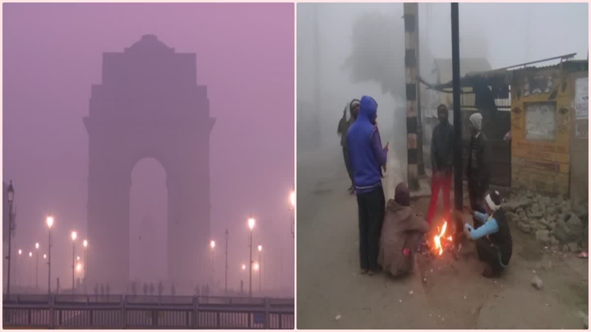 A layer of dense fog was witnessed in Delhi