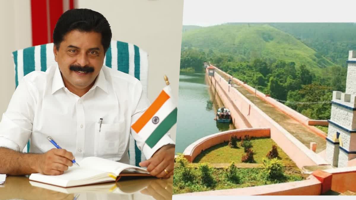 Etv Bharat Mullaperiyar  Roshi Augustine on New Dam in Mullaperiyar  New Dam in Mullaperiyar  Roshi Augustine  Minister Roshy Augustine  Roshy Augustine on New Dam in Mullaperiyar