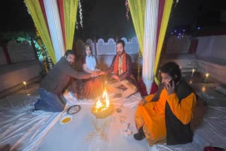 French couple marries as per Hindu rituals in Uttar Pradesh's Agra
