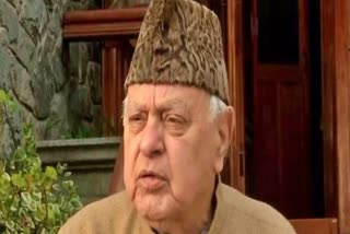 Etv Bharat Farooq Abdullah  Kashmiris Will Suffer  Farooq Abdullah Compare Kashmir To Gaza  കശ്‌മീരിന് ഗാസയുടെ സ്ഥിതിവരും  Kashmir Compared to Gaza  Farooq Abdullah controversy  Farooq Abdullah kashmir