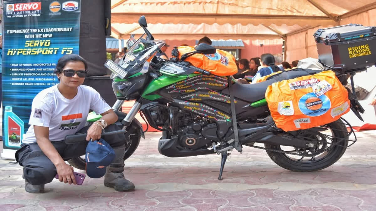 Riding 64 Countries In 371 days, Biker From Assam Scripts Story Of Women Empowerment