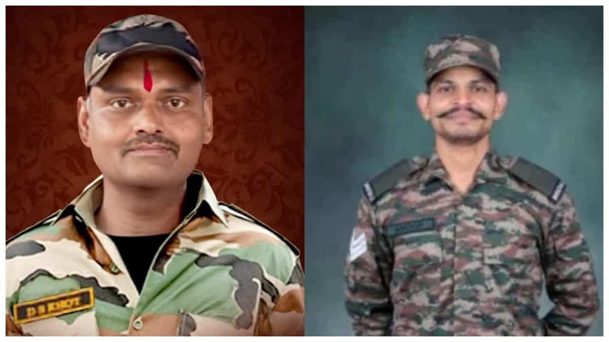 Soldier Dharmaraja Khota and Soldier Anoop Poojary