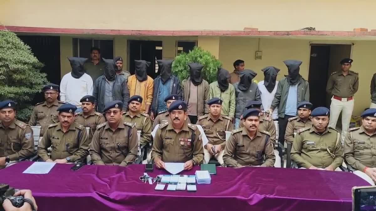 Garhwa police arrested 9 street robbers