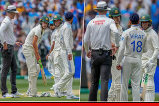 Virat and Constas clashed on the field during Boxing Day Test, heated argument between the two, video goes viral