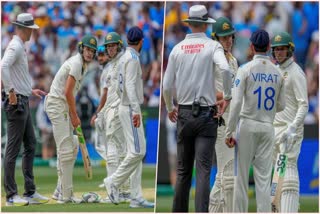 SAM KONSTAS VIRAT KOHLI FIGHT  VIRAT KOHLI FIGHT  INDIA VS AUSTRALIA 4TH TEST  INDIA AUSTRALIA 4TH TEST HIGHLIGHTS