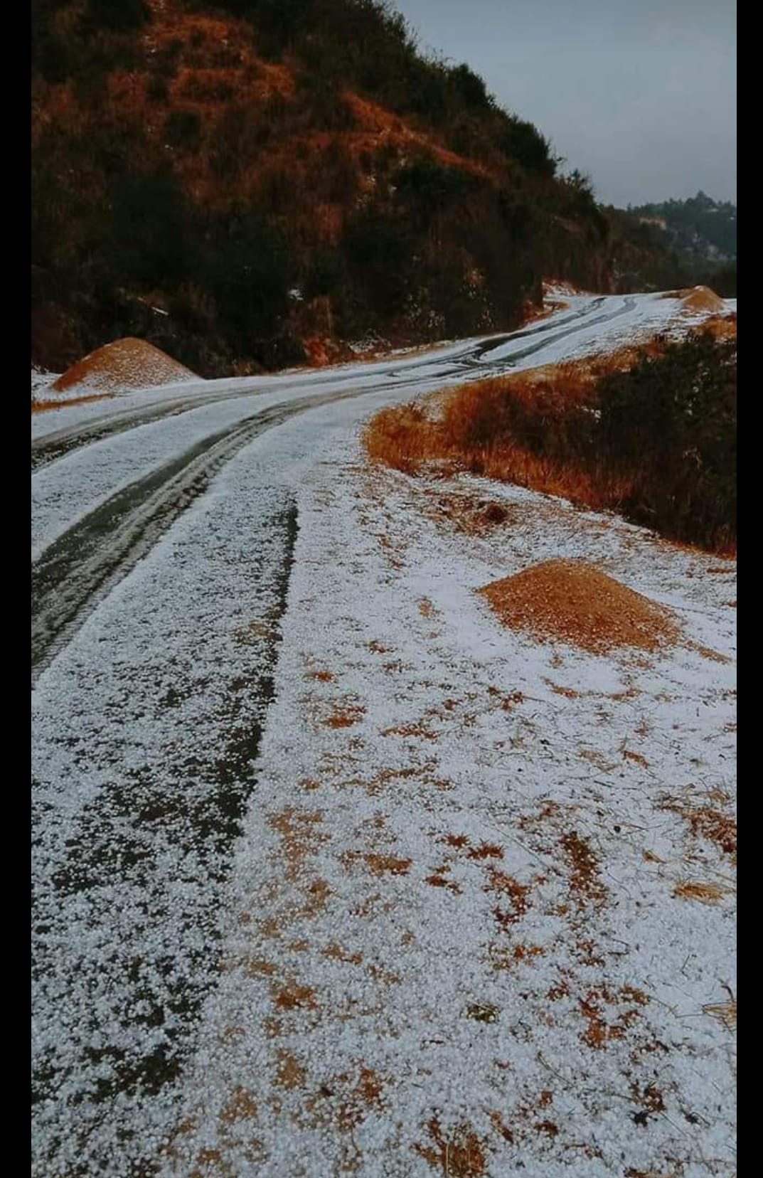 Hailstorm in Meghalaya