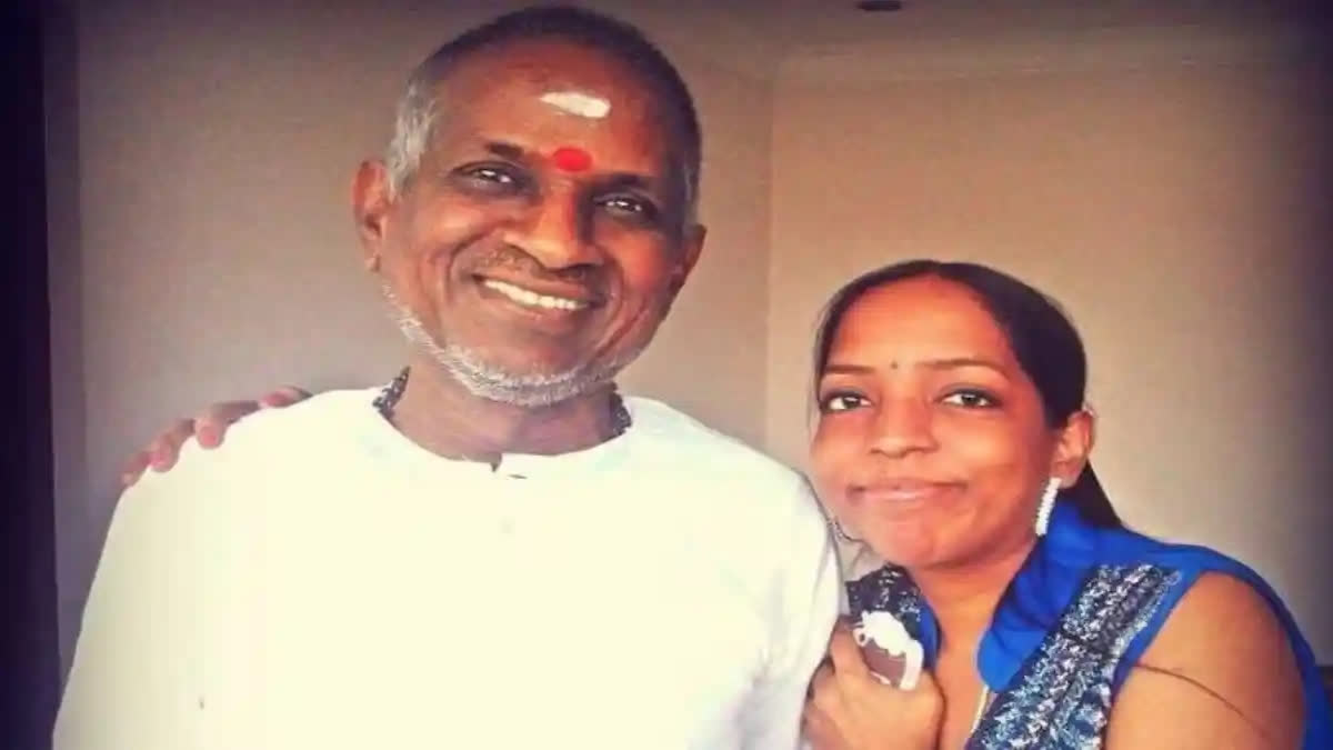 Music director Ilaiyaraaja's & his daughter Bhavatharini a National Award Winning playback singer