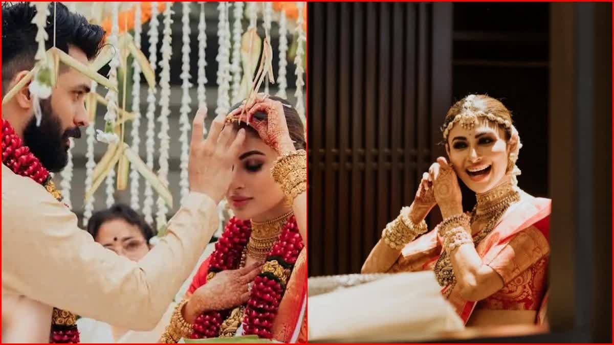 Mouni Roy Wedding Anniversary