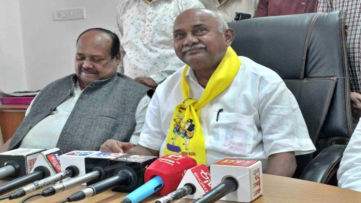 MLC Vishwanath spoke at the press conference.