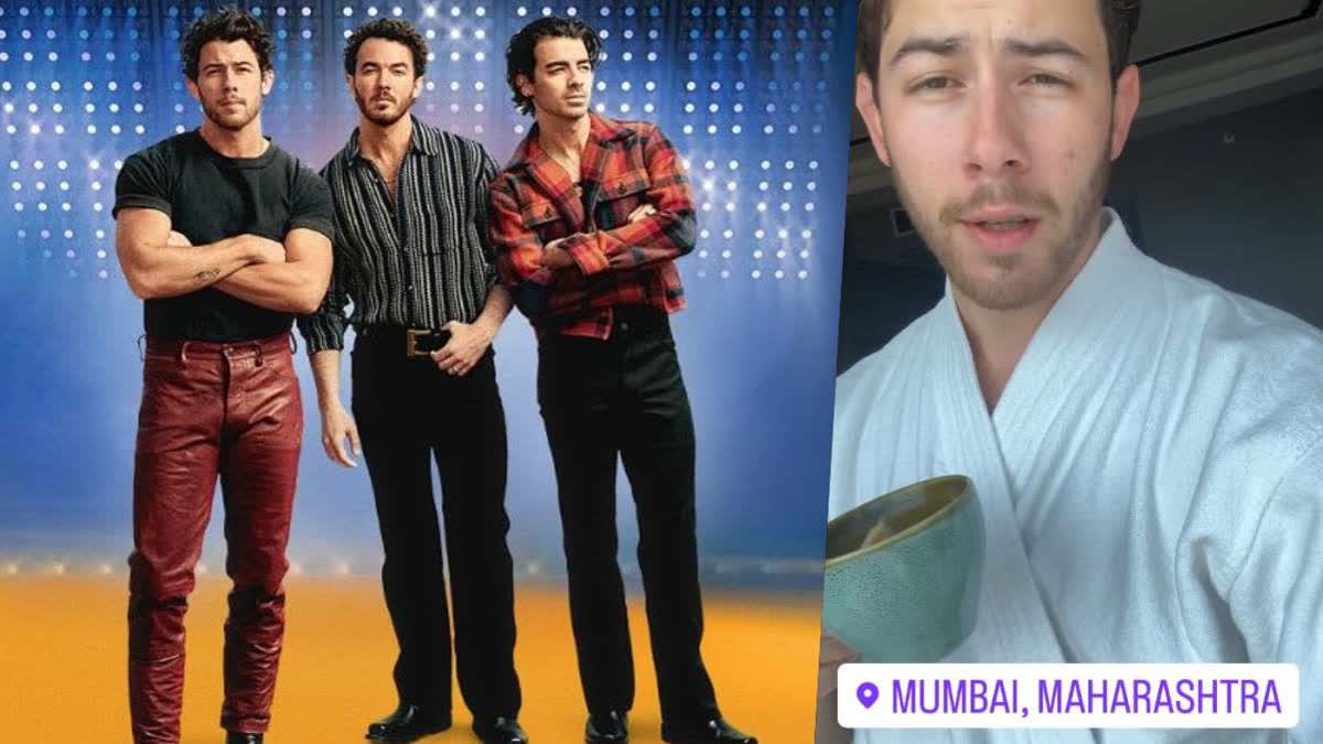 nick jonas in mumbai, jonas brother show in mumbai