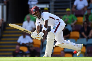 The second Test between Australia and West Indies is evenly poised.