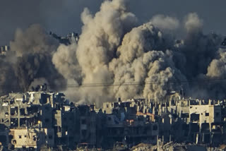Israeli bombardment of Gaza Strip. (AP)