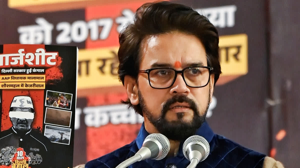 File photo of BJP MP Anurag Thakur