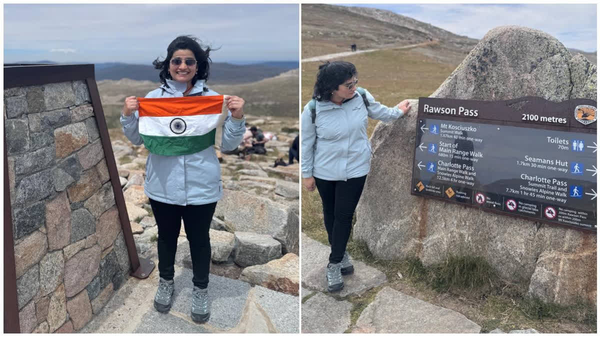 Shivangi Pathak hoisted India's tricolour on Mount Kosciuszko, Australia's highest peak, marking Republic Day, while prepping to conquer Indonesia's Carstenz Pyramid next.