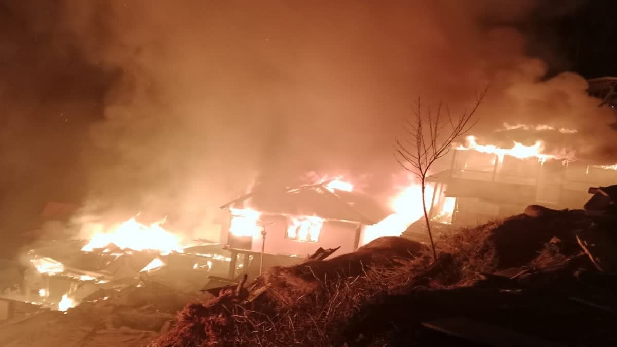 fire in UTTARKASHI village