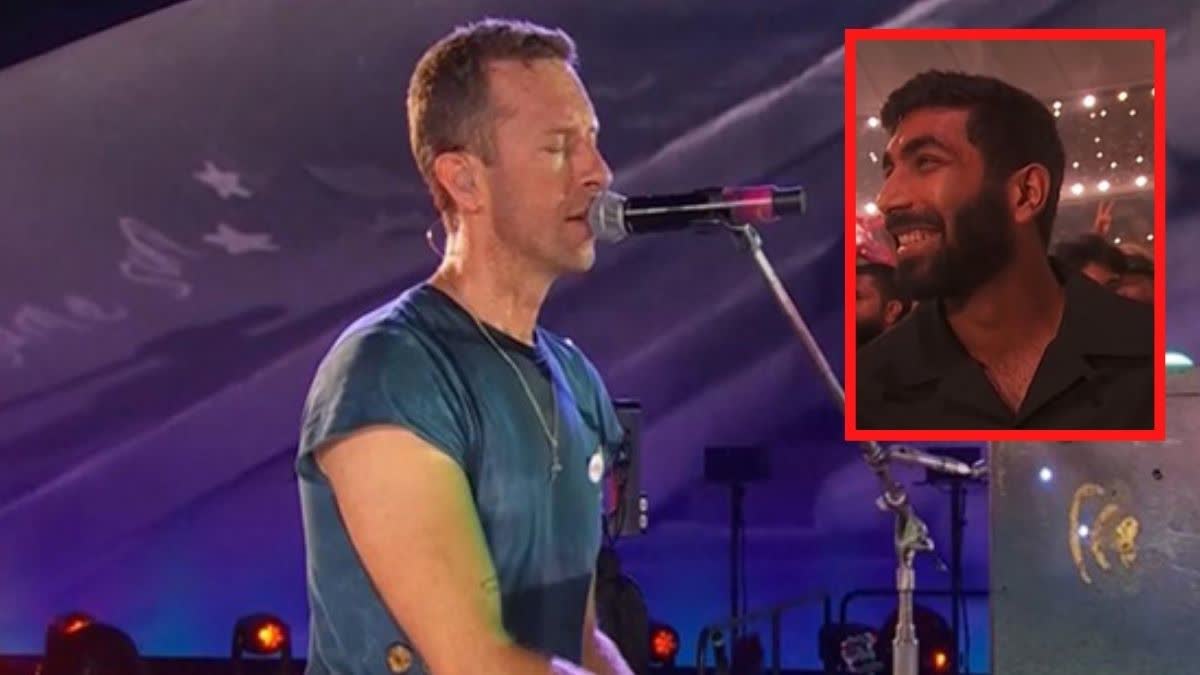 coldplay-ahmedabad-concert-chris-martin-sings-vande-mataram-and-maa-tujhe-salaam-dedicates song to jasprit bumrah