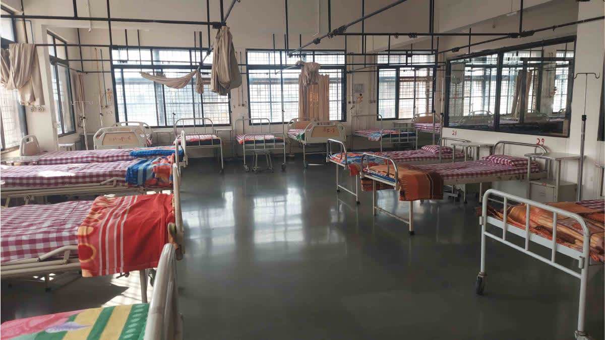 The segregated ward for Guillain-Barré Syndrome patients at Kamala Nehru Hospital.