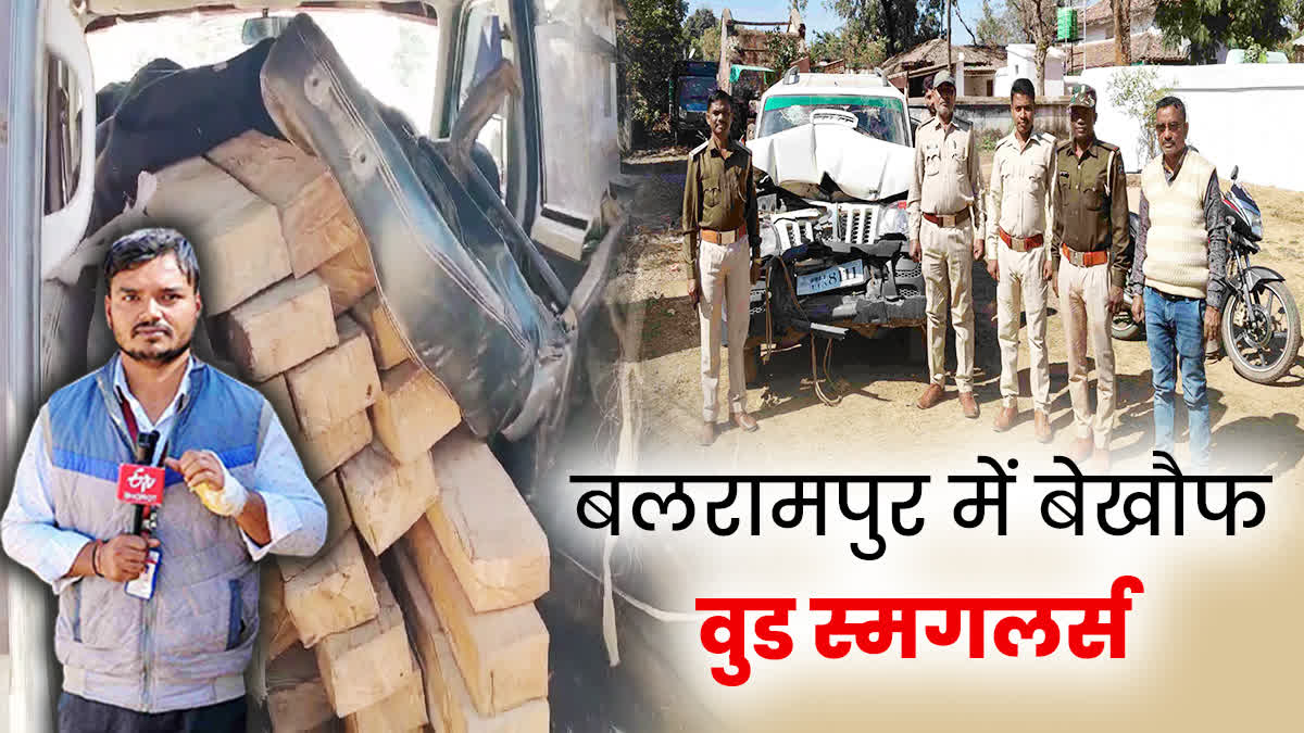 SMUGGLING OF WOOD IN BALRAMPUR