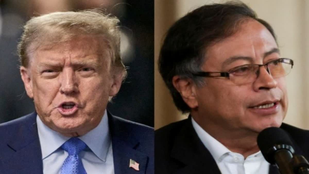 Trump and Colombian President Gustavo Petro