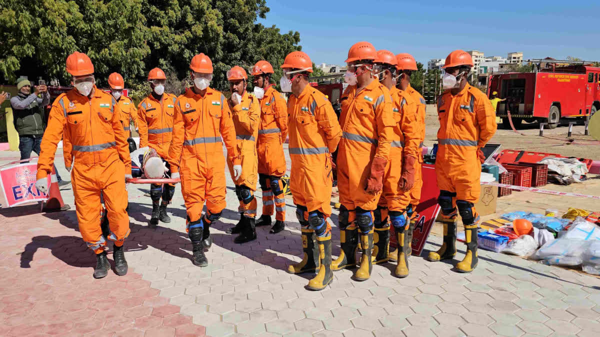 Mock Drill in Barmer