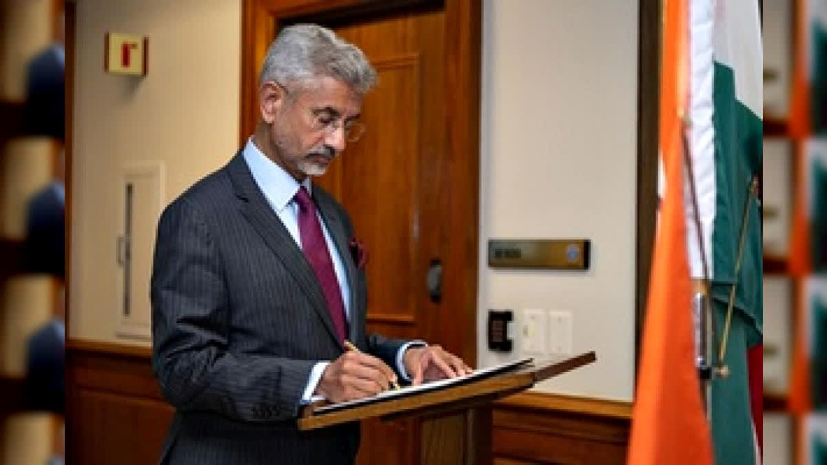 Expressing concern over the conflict in Gaza in his video address at the 55th Session of the UN Human Rights Council, EAM S Jaishankar said that terrorism and hostage-taking are unacceptable and that international humanitarian law must always be respected.