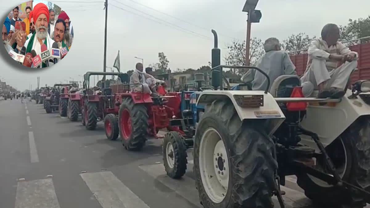 کسانوں کا ہائی وے پر زبردست احتجاج