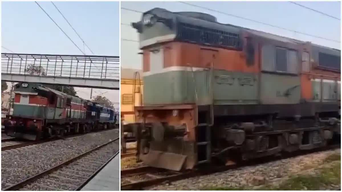 Goods Train Without Driver Incident