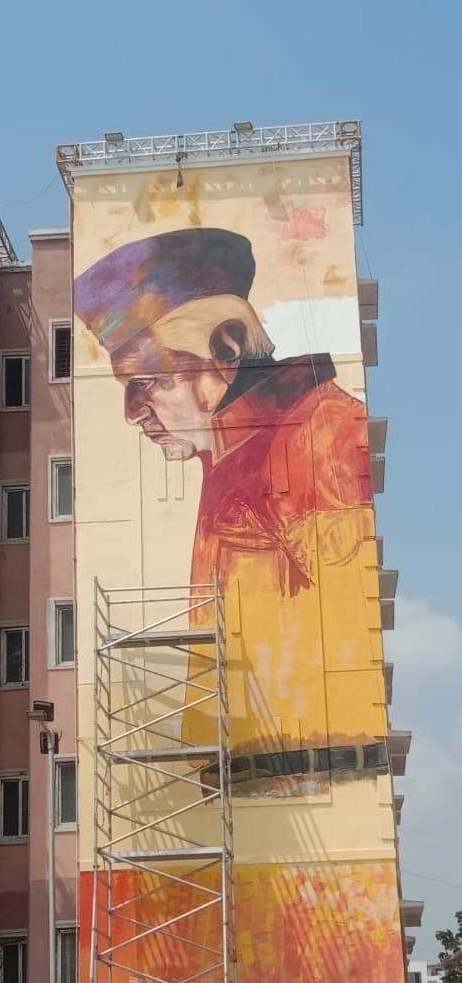 Indian 2: Vibrant Murals Painted on Walls for Kamal Haasan Film's Song Shoot in Chennai