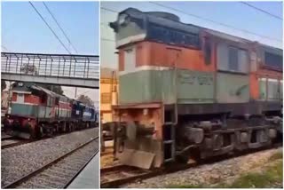 train runs driverless  station master at fault  ಚಾಲಕನಿಲ್ಲದೇ ರೈಲು ಪ್ರಯಾಣ  ಸ್ಟೇಷನ್​ ಮಾಸ್ಟರ್​ ಸಿಬ್ಬಂದಿ ಅಮಾನತು