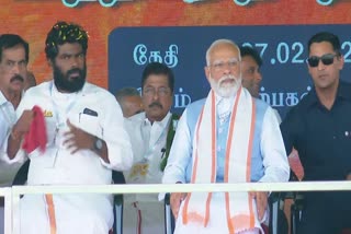 PM Modi visits Tirupur Tamil Nadu