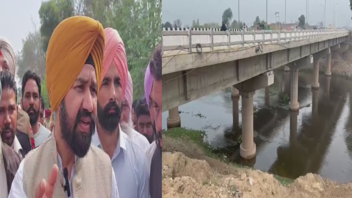 CLOSING THE GATE OF GHAGGAR BRIDGE