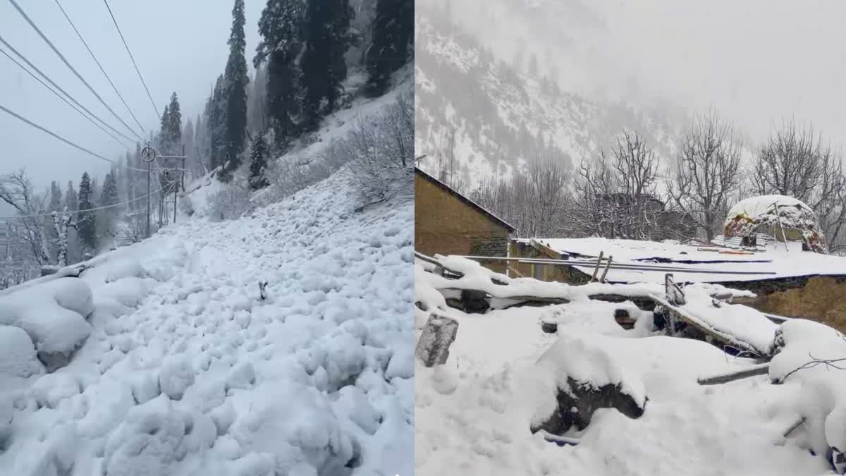 SNOWFALL IN LAHAUL SPITI