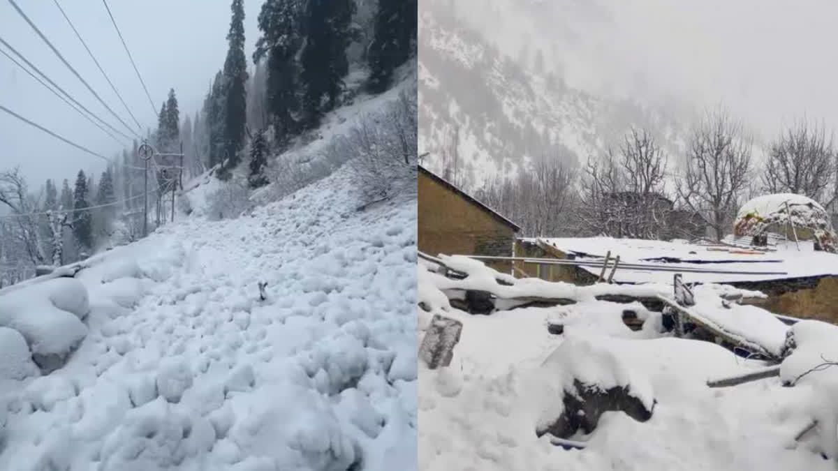 Heavy snowfall in Himachal