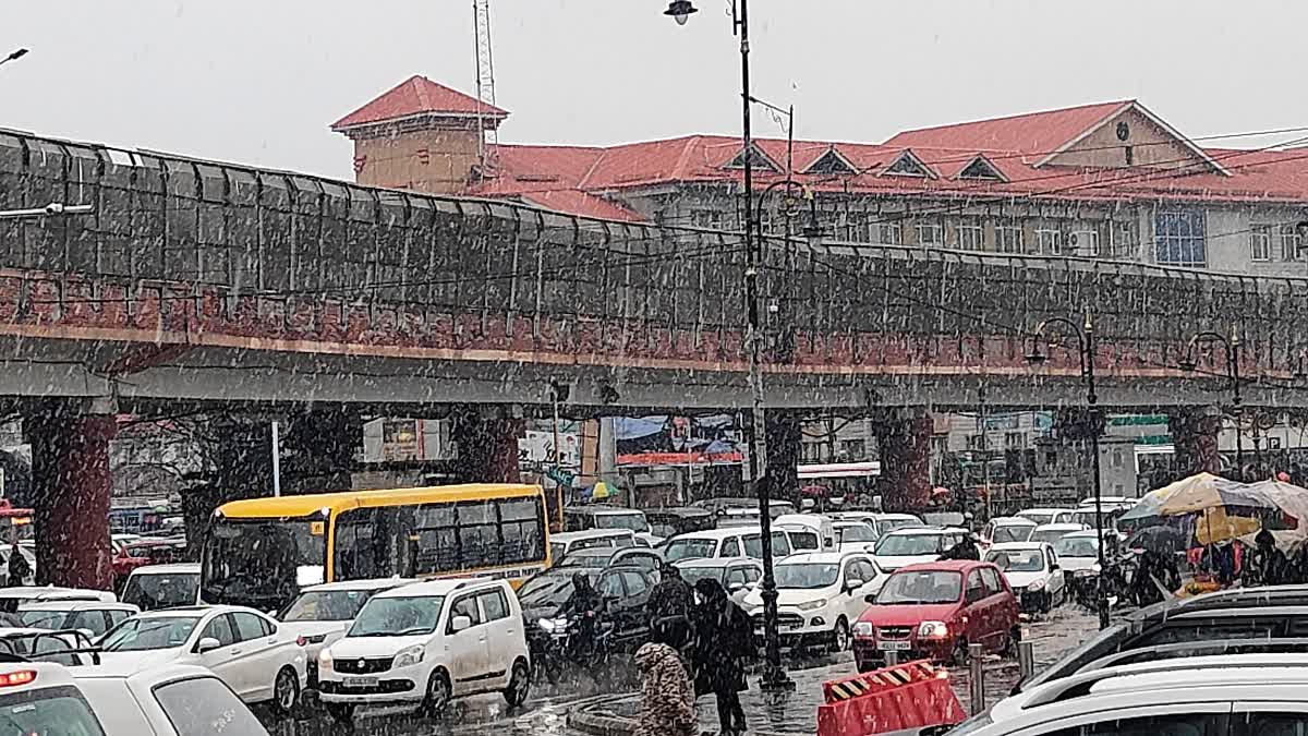 Fresh Snowfall Ends Prolonged Dry Spell In Srinagar