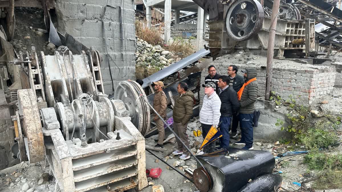 Stone crusher seized