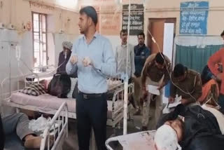 Injured admit in hospital