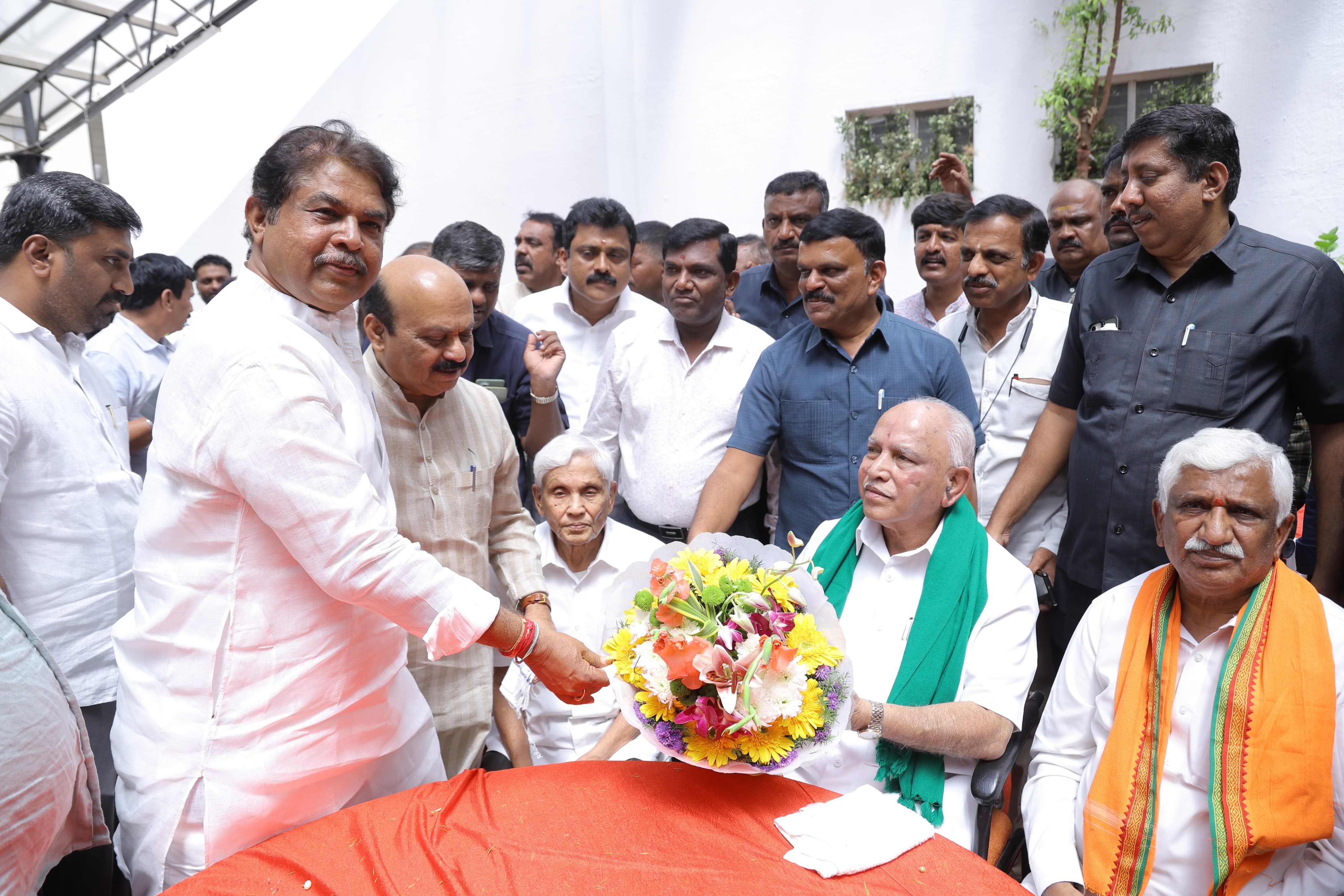 ಯಡಿಯೂರಪ್ಪ ಜನ್ಮ ದಿನಾಚರಣೆ, Yediyurappa birth day, bengaluru, ಬಿಎಸ್​ವೈ ಜನ್ಮ ದಿನಾಚರಣೆ