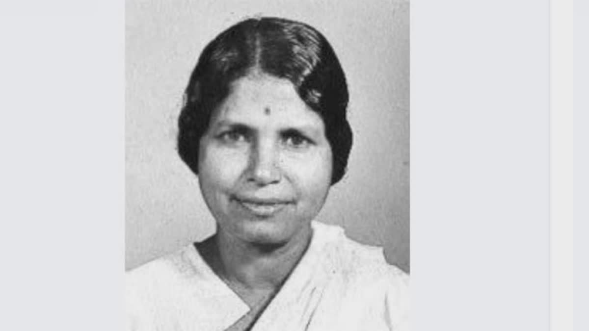 LAKSHMI N MENON  125TH BIRTH ANNIVERSARY  MARCH 27  1ST MALAYALI WOMAN UNION MINISTER