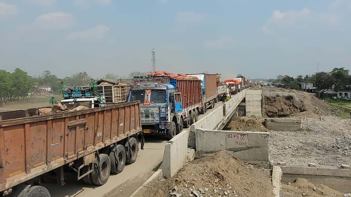 Traffic Jam In Saharsa