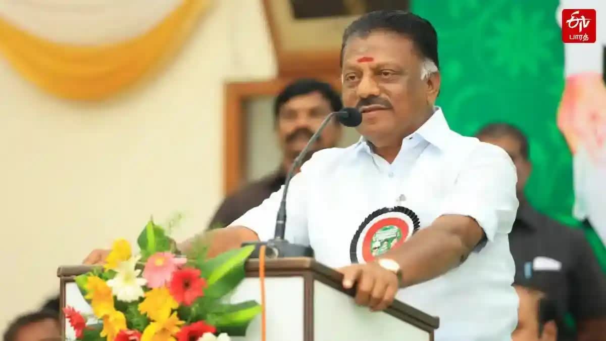 TN Former CM O Panneerselvam