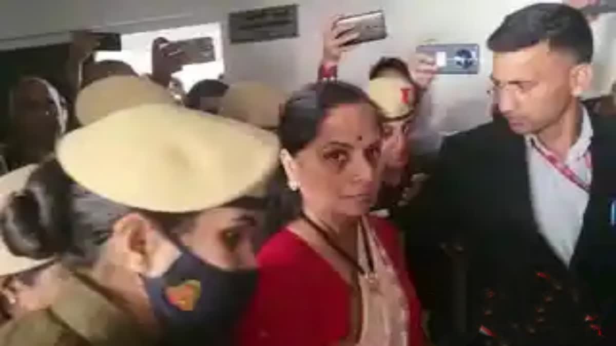 Kavitha spends first Day at Tihar jail