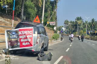 DEFAMATORY BANNER AGAINST KSRTC  BANNER AGAINST KSRTC  KSRTC ISSUES