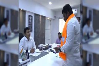 BJP Leader K Annamalai Files Nomination from Coimbatore Parliamentary Constituency.