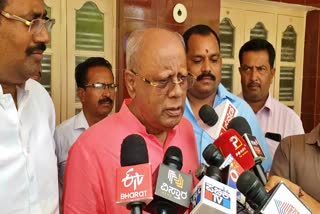 MP G M Siddeshwar spoke to the media.