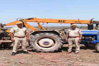 Police action in the mining area of Ramdha in Dholpur